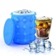 Силиконовая форма для льда с крышкой Ice Cube Maker Genie - изображение 7