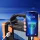 Переносний ліхтар-прожектор акумуляторний 2400мАч з USB-зарядкою, PowerBank та сонячною панеллю, HB-1678, Золотий - зображення 3