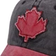 Кепка Бейсболка Canada (кленовый лист) с изогнутым козырьком Черная, Унисекс WUKE One size - изображение 3