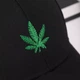 Кепка Бейсболка логотип Конопля с изогнутым козырьком Черный, Унисекс WUKE One size - изображение 2