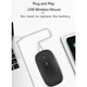 Беспроводная мышь WIWU Wimic Lite WM101 с аккумулятором и Bluetooth (Type-C, USB 2.4 ГГц, компьютерная, бесшумная, для Macbook) - Черный - изображение 3