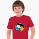 Детская футболка Время Приключений Финн и Джейк пес (Adventure Time Finn & Jake the dog) (25186-1581) 88-104 см Хлопок Красный - изображение 1