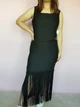 Сукня чорна з бахромою знизу No brand 9263 XL(48) - зображення 2