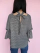 Блуза&nbsp;свободная в клеточку Boohoo Серая (10395 XS/40) - изображение 5
