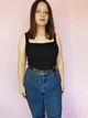 Топ майка чорний однотонний в рубчик ZARA 9522 M(28) - зображення 1