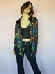 Топ-накидка на зав'язці з довгими рукавами Nasty Gal Чорний 10350 L (48) - зображення 8