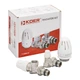 Комплект для подключения радиатора Koer SET-13 - 1/2"x1/2" (осевой) с термоголовкой ВН (KR3176) - изображение 3