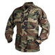 Китель (Бавовна, Ріпстоп) BDU - Cotton Ripstop Helikon-Tex US Woodland L/Regular Тактичний чоловічий - зображення 1