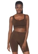 Костюм топ и велосипедки Leg Avenue Коричневый (10488 L/46) - изображение 1