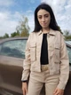 Костюм-двійка&nbsp;джинсовий Raw Бежевий (А-1039 XL/48) - зображення 3