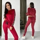 Fashions • Оксамитовий спортивний костюм Dance Fashions 48-50 бордовий (629/630-аф) - зображення 4