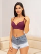 Бюстгальтер з Push-up ущільнений ISSA PLUS BL2-677 L/XL Фіолетовий (issa2007682376384) - зображення 1