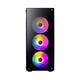 Корпус 1stPlayer V3-B-BK-4F1 Black без БП - изображение 2