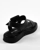 Босоножки с пряжкой Evromoda 416112 черный кожа 38 - изображение 3