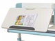 Детский стол Ergokids TH-330 столешница белая / накладки на ножках голубые TH-330 W/BL - изображение 4