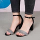 Женские босоножки Fashion Felicia 3961 40 размер 25,5 см Черный - изображение 1