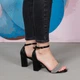 Женские босоножки Fashion Felicia 3961 40 размер 25,5 см Черный - изображение 3