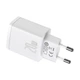Сетевое зарядное устройство Baseus 20W USB+Type-C Compact Quick Charger QC3.0+PD3.0 3A White (CCXJ-B02) - изображение 4