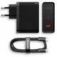 Сетевое зарядное устройство Baseus 100W GaN5 Pro Fast Charger QC4.0+PD3.0 1USB+1Type-C 5A + кабель Baseus Type-C to Type-C 100W 20V/5A 1м Black - изображение 7