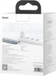 Мережевий зарядний пристрій Baseus 25W 1Type-C Super Si Quick Charger QC3.0+PD3.0 3A + кабель Baseus Type-C to Type-C 3A 1м (TZCCSUP-L02) White - зображення 12