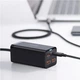Мережевий зарядний пристрій Baseus GaN3 Pro Desktop Fast Charger 100 Вт 2 x USB/2 x USB Type C QC 4.0 +PD (CCGP000101) - зображення 7