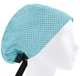 Медицинская шапочка женская HeadwearUniverse универсальная принт Горохи на голубом - изображение 1