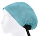 Медицинская шапочка женская HeadwearUniverse универсальная принт Горохи на голубом - изображение 3