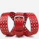 Ремень женский кожаный Grande Pelle 21477 3,8х120 см Красный (leather-21477) - изображение 4