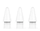 Наконечник для стілуса Apple Pencil 1-2 поколения белый комплект 3 шт. Goojodoq - изображение 1