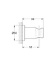 Настенный держатель Grohe Rainshower для ручного душа білий 27074LS0 - изображение 2