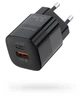 Сетевое зарядное устройство Choetech 1Type-C 1USB 33W Black (PD5006-EU-BK) - изображение 2