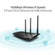 Wi-Fi-роутер TP-Link TL-WR940N 4хLAN/1хWAN 450 Мбит/с Черный - изображение 3