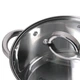 Каструля Kamille Vizo 2.5л із нержавіючої сталі Kamille з кришкою 5-шарове капсульне індукційне дно - зображення 5