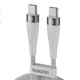 'Кабель Toocki USB Type-C to Type-C PD QC 4.0 Cable 100W 1m TXCTT1-BS02 white - зображення 1