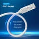 ​Сетевой патч-корд кабель Vention Cat 6 UTP Lan RJ45 Patch Cable 1m IBEHF gray - изображение 4