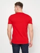 Футболка хлопковая длинная мужская Tommy Hilfiger 10636.71 S Красная - изображение 2