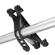 Велотримач для телефону на кермо Baseus Miracle Bicycle Vehicle Mounts (4-6", силікон алюміній). Black - зображення 5