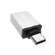 Перехідник адаптер Type-C на USB швидкісний USB 3.0 Borofone BV3 Mini OTG (5 Gbps, сталь). Silver - зображення 5
