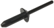 Заклепка плоская увеличена 4,9х16 D12 нейлон 2,0-5 Steelfix 5 шт (052663) - изображение 1