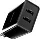 Сетевое зарядное устройство Baseus Speed Mini Dual U 10.5W 2USB 2.1A Travel Charge Black - изображение 5
