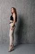 Женские босоножки Fashion Worthy 3996 39 размер 25 см Серый - изображение 10