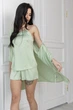 Комплект пижама + халат MiaNaGreen Кф1020п 62 Фисташковый - изображение 2