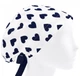 Медицинская шапочка женская HeadwearUniverse универсальная принт Сердечки синие - изображение 1