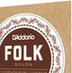 Струны для классической гитары D'Addario EJ32C FOLK NYLON Ball End Silver Wound / Clear Treble - изображение 4