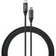 Дата кабель USB-C to USB-C 1.0m 100W E-Mark Chip Nylon Vinga (VCPCTC100BK) - изображение 1