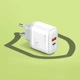 Мережевий зарядний пристрій для телефона USB-C Ldnio 45W QC4+, QC3.0, PD22.5W Білий (A2526C) - зображення 7