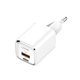 Мережевий зарядний пристрій для телефона USB-C, USB-A Ldnio PD 30 W + QC 3.0 18 W Білий (A2317C) - зображення 2