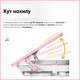 Комплект мебели Mealux BD-29 Panda XL Стол + стульчик + полка Pink (BD-29 PN) - изображение 8