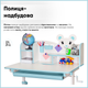 Комплект мебели Mealux BD-29 Panda XL Стол + стульчик + полка Blue (BD-29 BL) - изображение 5