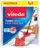 Mop wymienny Vileda Turbo Microfibre 2w1 2 szt (166142) - obraz 1